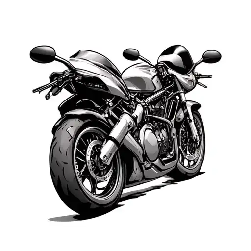 Create a homie and homie matching tattoo that is dope as fuck and related to best friends and  street bikes  as neck tat tattoo design idea