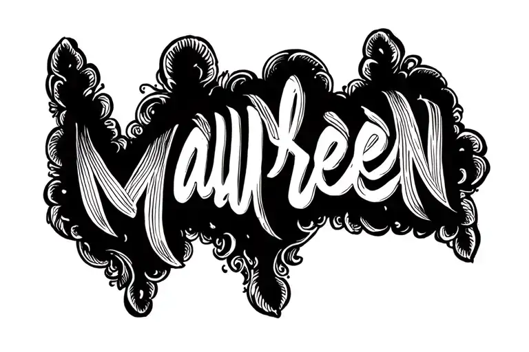 "Maureen" forearm sleeve tattoo design idea