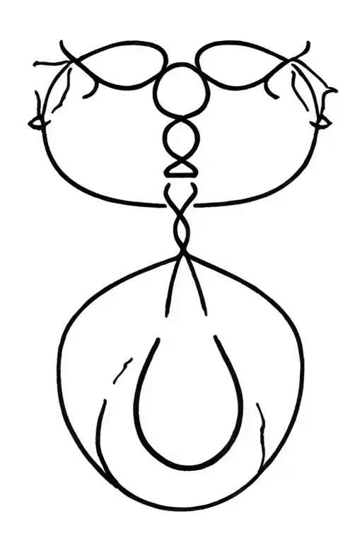 Abortion libra zodiac sign tattoo design idea