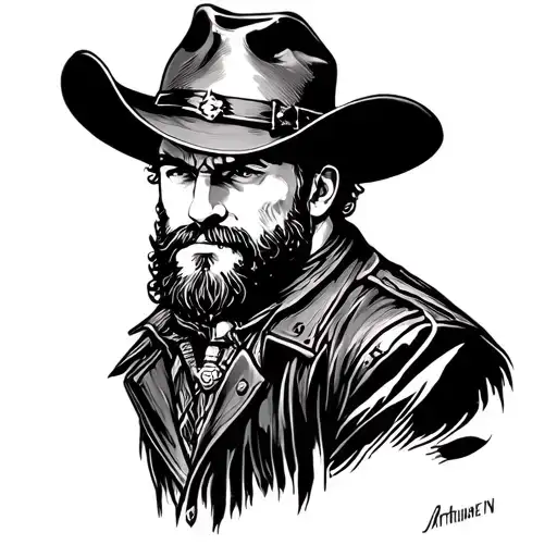 Arthur Morgan tattoo design idea