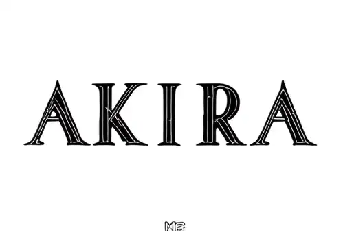 "AKIRA" tattoo design idea