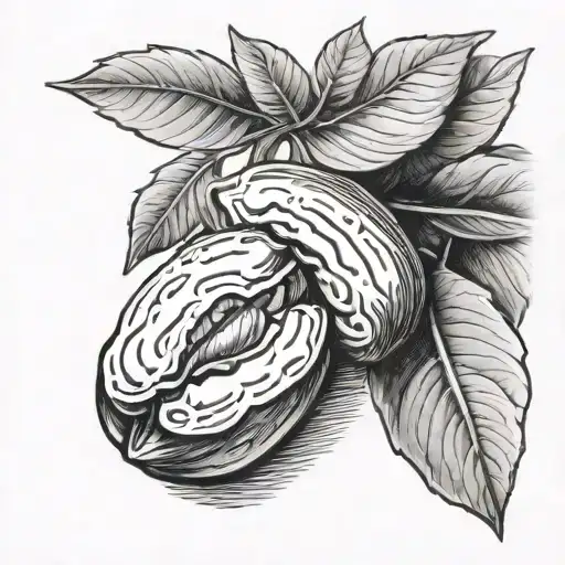 Almonds tattoo design idea