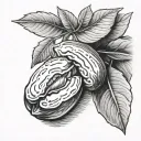 Almonds tattoo design idea
