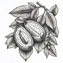 Almonds tattoo design idea