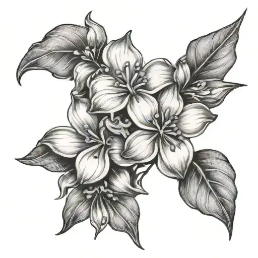 forgetmenot tattoo design idea