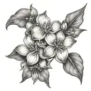 forgetmenot tattoo design idea