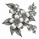 forgetmenot tattoo design idea