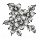 forgetmenot tattoo design idea