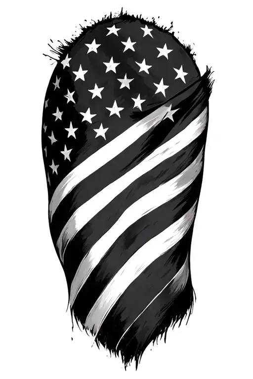 rebel flag tattoo design idea