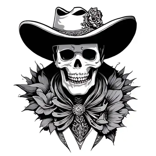 skeleton matador tattoo design idea