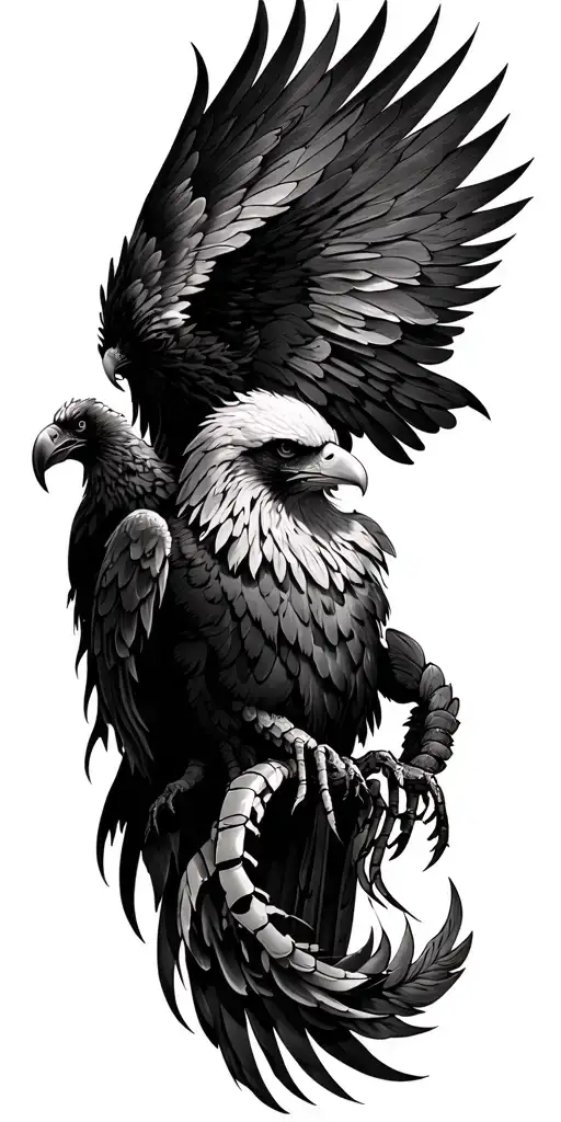 scorpio zodiac eagle phoenix rebirth tattoo male sleeve tattoo design idea