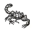 a frog with an scorpion on top, like the story tattoo design idea
