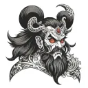 hades Greek god tattoo design idea