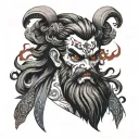 hades Greek god tattoo design idea