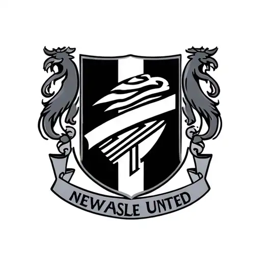 Newcastle United logo 1976 tattoo design idea