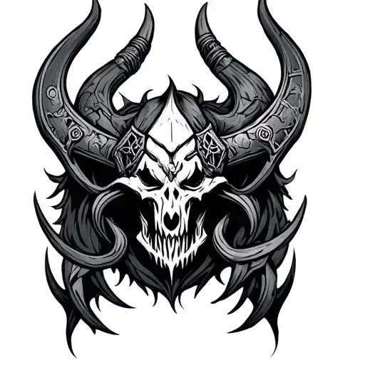 Khorne tattoo design idea