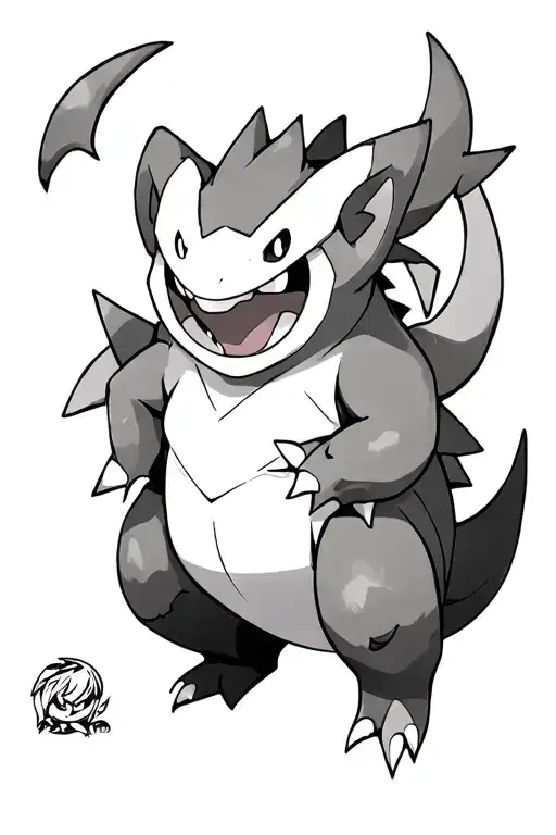 Venuasaur, Nidoking, Arcanine, Alakazam, Gyarados, Snorlax tattoo design idea