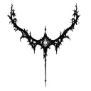 gothic structure  tattoo design idea