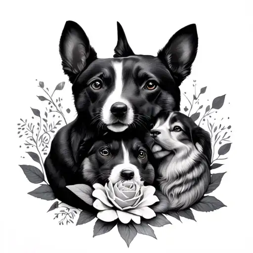 3 friends forever  tattoo design idea