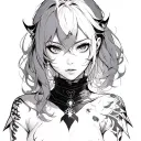 Solo Leveling anime character playing tattoo design idea