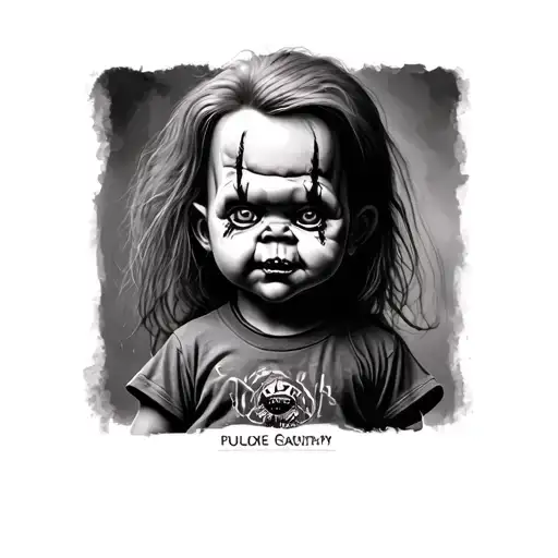Chucky tattoo design idea