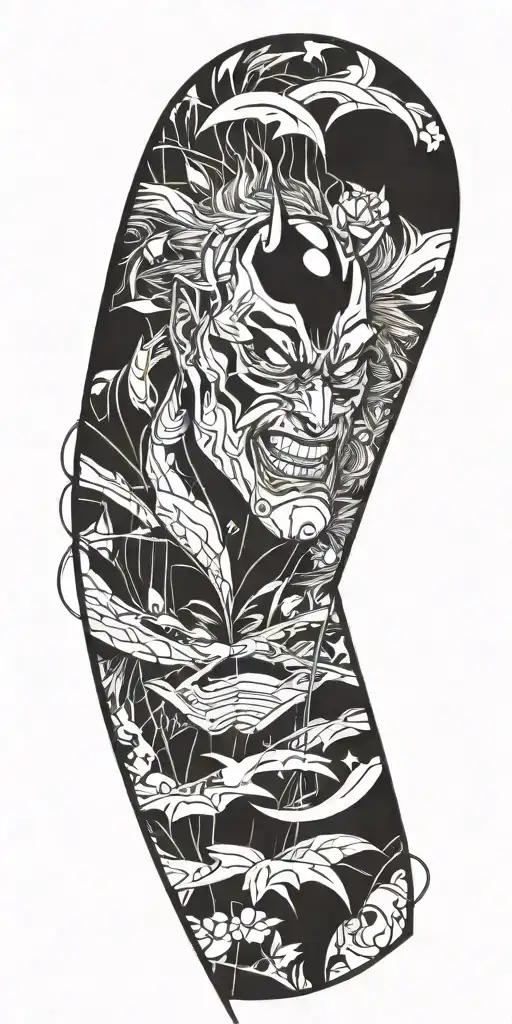 comic book tattoo design idea