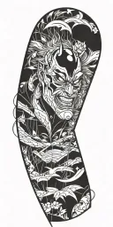comic book tattoo design idea