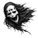 Simon ghost Riley mask tattoo design idea