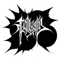 Tribal fine long lightning dark lettering big black work dark works bioorganic roots ornaments swirly spiky  cybertribal tattoo design idea