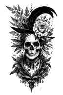 shitty Past present future tattoo design idea