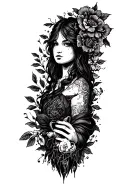 shitty Past present future tattoo design idea