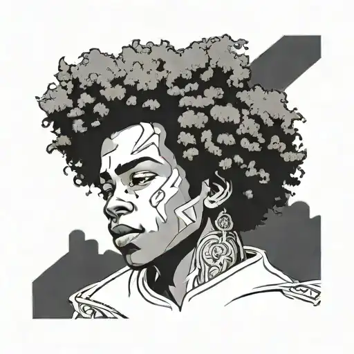 huey freeman neck tattoo tattoo design idea
