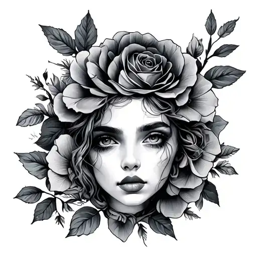 Wrap Around Ankle tattoo design idea