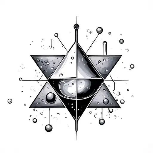 chemistry and delta change tattoo design idea