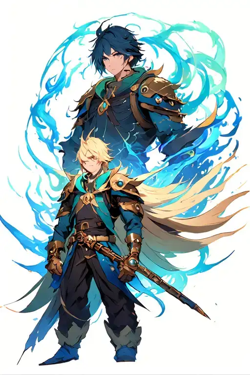 Igris and beru from solo leveling anime tattoo design idea