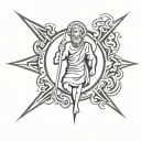 saint christopher tattoo design idea