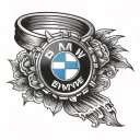 bracelet style tattoo logo bmw tattoo design idea
