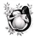 Ectopic Pregnancy tattoo design idea