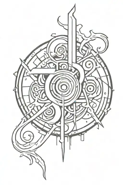 y2k grunge inspired tattoo tattoo design idea