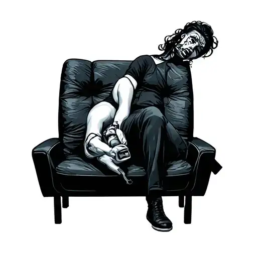 despair in the departure lounge tattoo design idea