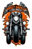 Harley Davidson Pan America tattoo design idea