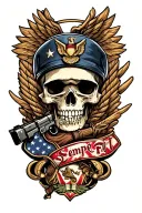 Semper fi tattoo design idea