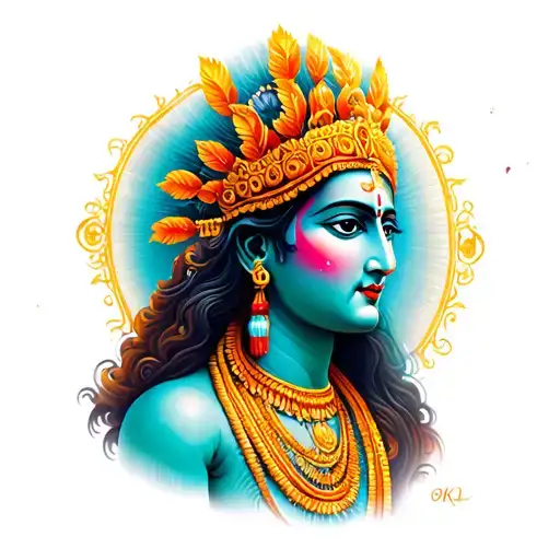 ā-brahma-bhuvanā lokāḥ punar āvartino 'rjunamām uptya tu kaunteya punar janma na vidyate tattoo design idea