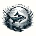 Just Keep Swimming tattoo design idea