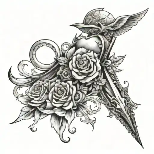 All Glory To God tattoo design idea