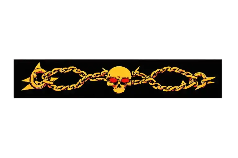 adagas do kurapika chain of judgement tattoo design idea