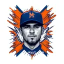 Mets wright tattoo design idea