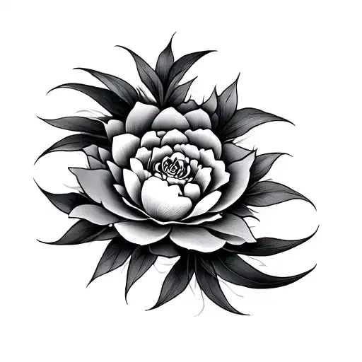 three tomoe patterns forming tattoo design idea