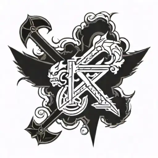 Metallica logo tattoo design idea