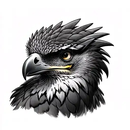 Harpy Eagle tattoo design idea